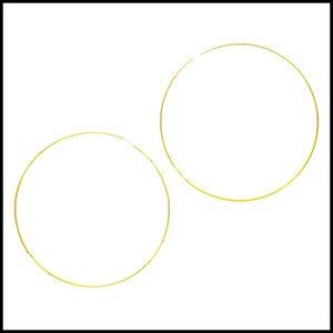 Delicate Infinity Hoop Earrings Sterling Silver Posts Gold Plated Minimalist